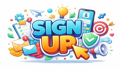 sign up